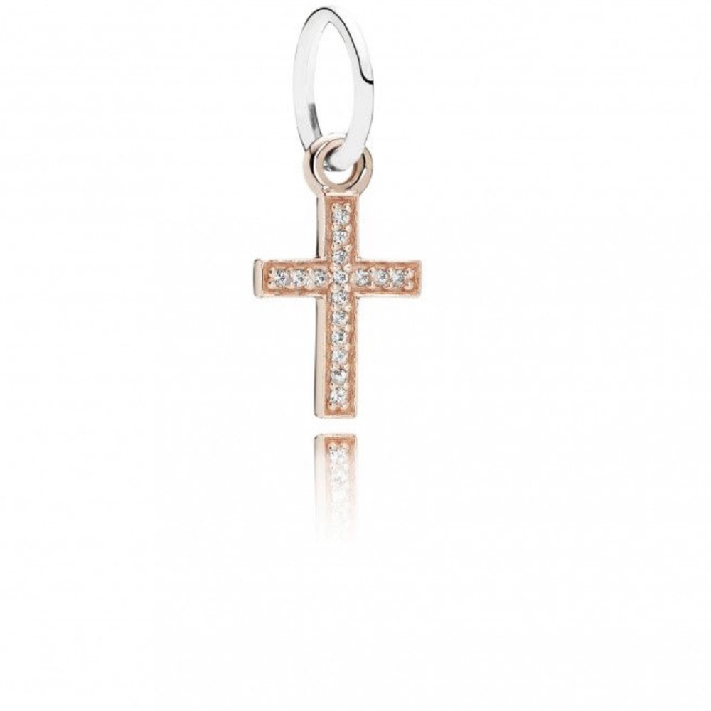 Pandora Rose Gold Cross Charm